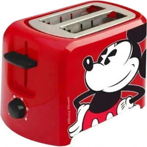 New Disney Mickey Mouse 2 Slice Toaster